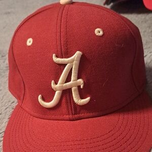 Nike Red Hat with Gray Interior